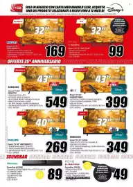 Volantino MediaWorld Pagina 24: LG Smart TV 43" €399,00, Samsung Smart TV 43" €549,00