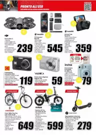 Volantino MediaWorld Pagina 26: Yashica Fotocamera Digitale Digipix 100 €59,00, Nilox Fatbike X5 Pro €599,00