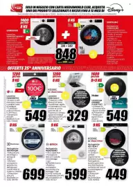 Volantino MediaWorld Pagina 28: Lavatrice KWM 6224 C by KOENIC €329,00, Asciugatrice Bosch €599,00