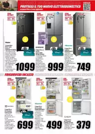 Volantino MediaWorld Pagina 30: Frigorifero da incasso Candy €379,00, Frigorifero 3 porte Hisense €749,00