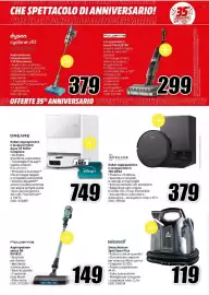 Volantino MediaWorld Pagina 35: Robot aspirapolvere e lavapavimenti T50 GEN3 €379,00