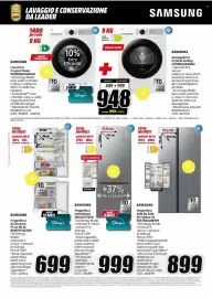 Volantino MediaWorld Pagina 38: Samsung Frigorifero combinato RB53DG703D €999,00, Frigorifero da Incasso F1rst 60 AI €699,00