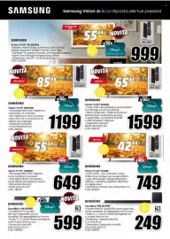 Volantino MediaWorld Pagina 39: Samsung Smart TV 55" 55M80H €649,00, Samsung Smart TV 42" 42S90F €749,00