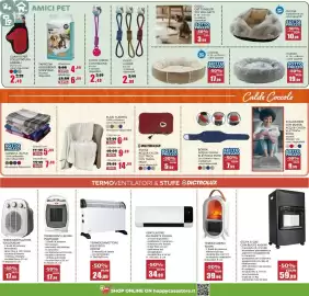 Volantino Happy Casa Pagina 10: Stufa a gas con ruote €59,99, Cuccia €19,99