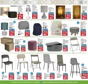 Volantino Happy Casa Pagina 15: Lampada €5,99, Sedia in polipropilene €14,99