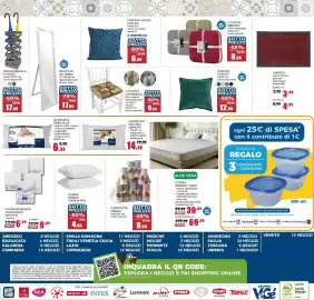 Volantino Happy Casa Pagina 16: Coppia federe trapuntate €4,99, Coprimaterasso trapuntato €6,99