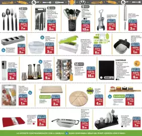 Volantino Happy Casa Pagina 3: Portaposate 5 scomparti in polipropilene €3,99, Alpina sminuzzatore veloce €3,99