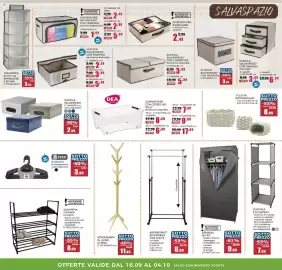 Volantino Happy Casa Pagina 8: 3 cestini rettangolari €8,99, Scatola salvaspazio €2,99