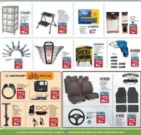 Volantino Happy Casa Pagina 9: 14 attrezzi per bicicletta €9,99, Cacciavite cordless Kinzo €19,99