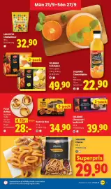 Lidl reklamblad vecka 39 Sida 12: Sol&mar cheesecake i baskisk stil €39,90, Pastel de Nata €34,90