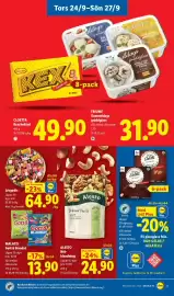 Lidl reklamblad vecka 39 Sida 26: Lösgodis €64,90, Malaco gott & blandat €13,90