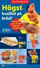 Lidl reklamblad vecka 39 Sida 4: Baguette €9,00, Vetefralla €15,00