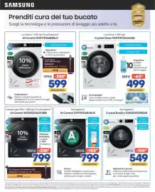 Volantino FreeShop Pagina 10: Crystal Clean lavatrice €499,00, Asciugatrice Crystal EcoDry DV80DG52B0AE €549,00