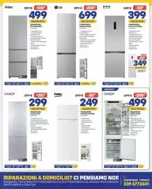 Volantino FreeShop Pagina 6: Frigorifero LG GBS726CMB €699,00, Frigorifero Beko €249,00