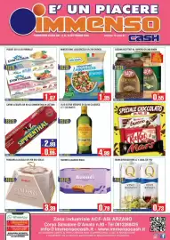 Volantino Immenso Cash Pagina 1: Minestrone Leggerezza Orogel €1,35, Carne lessata Simmenthal €2,99
