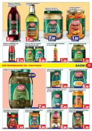 Volantino Immenso Cash Pagina 23: Funghi champignon tagliati Saom €0,95, Farina di grano tenero tipo "00" Saom €0,43