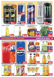 Volantino Immenso Cash Pagina 45: Bibite gassate Cedrata Spadafora €0,33, Bibite zero San Benedetto €0,20