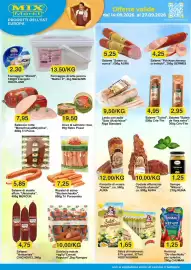 Volantino Mix Markt Pagina 2: Salsa di maionese HOSYAUSHKA €1,65, Salame di maiale affum. "Ukrainska" MERCUR €5,85