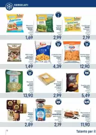 Volantino Talento Professional Store Pagina 10: Le patatine stick selezione oro Pizzoli €4,39, Cornetto vuoto Mongelo €5,49