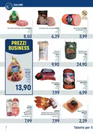 Volantino Talento Professional Store Pagina 2: Pancetta scotennata VALLE €9,90, Mortadella Deli COMAL con pistacchi €3,99