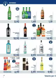 Volantino Talento Professional Store Pagina 20: Rum Bacardi bianco €8,99, Sambuca bianca Molinari €21,00