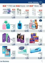 Volantino Talento Professional Store Pagina 21: Carta igienica NICKY Elite €1,99, Sunsilk trattamenti assortiti €2,99