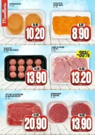 Volantino Vicino a te supermercati Pagina 15: Polpette di bovino adulto €13,90, Lonza di suino a fette €13,20