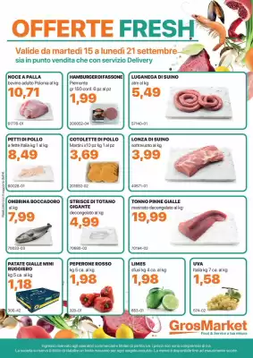 Volantino GrosMarket (valido fino al 21-09)