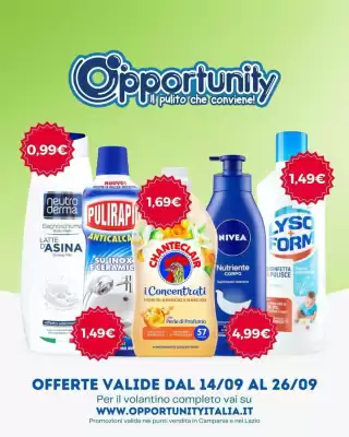 Opportunity Shop (valido fino al 26-09)