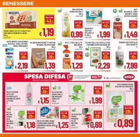 Volantino A&O Pagina 8: Felicia fusilli ceci €2,29, Alpro Barista Soia €2,19