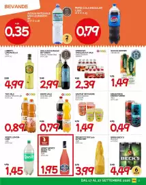 Volantino Hardis Pagina 11: Aperitivo analcolico Vale rosso/biondo €2,39, Santhe bicchiere limone €1,49