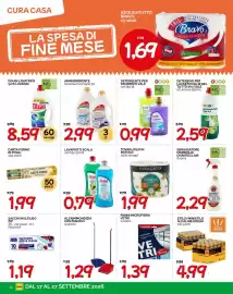 Volantino Hardis Pagina 14: Tovagliolo in rotolo Fior di Carta €1,99, Detergente per pavimenti Vale €0,99