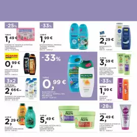 Volantino Orvea Pagina 27: Bagnodoccia Naturals, Thermal Spa Palmolive €0,99, Saponetta vegetale extrafina I Provenzali €1,49