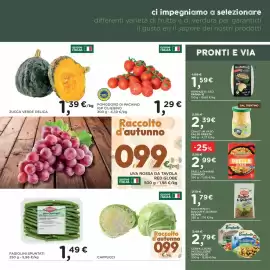 Volantino Orvea Pagina 3: Pomodoro di Pachino IGP Ciliegino €1,29, Zucca verde delica €1,39