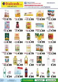 Volantino Italcash Cash & Carry Pagina 3: La Fiammante Champignon €0,79, Olio di girasole €1,69