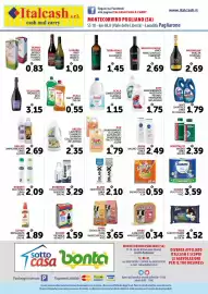 Volantino Italcash Cash & Carry Pagina 4: Pop lavapavimenti elite €1,79, Terra Reale Vino Aglianico €1,45