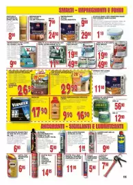 Volantino Mondo Brico Pagina 11: Flatting Fintura Brillante €9,90, Impregnante protettivo per legno €7,99