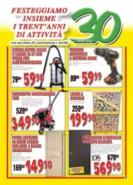 Volantino Mondo Brico Pagina 3: Trapano avvitatore a batteria Worx €59,99, Bidone aspira solidi e liquidi €59,90
