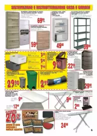 Volantino Mondo Brico Pagina 5: Libreria 3 vani, 16mm standard, colore bianca €49,90, Sacchi condominiali Ecosac nero €2,99