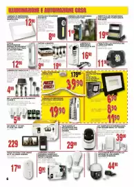 Volantino Mondo Brico Pagina 6: Lampada di emergenza Avidsen €12,90, Proiettore LED portatile 650 lumen Easymate €11,90