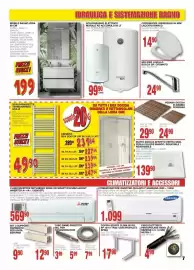 Volantino Mondo Brico Pagina 7: Scaldabagno elettrico murale ad accumulo 80 lt €99,90, Mobile bagno Vera €199,00