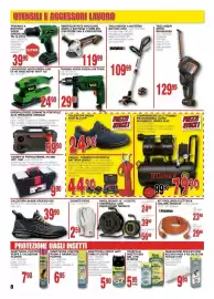 Volantino Mondo Brico Pagina 8: Trapano a batteria Vigor Greenline €39,90, Levigatrice vigor green-line €24,90