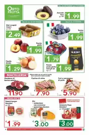 Volantino DeSpar Express Pagina 2: Aia valdostana con scamorza €3,00, Mele Gala €1,79