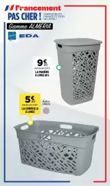 Catalogue Centrakor page 25: LA CORBEILLE À LINGE €5,99, DA LA PANIERE À LINGE 60 L €9,99