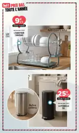 Catalogue Centrakor page 28: LA POUBELLE €25,56, L'ÉGOUTTOIR 2 NIVEAUX €9,23