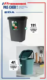 Catalogue Centrakor page 31: LA POUBELLE À COMPOST €4,99, EDA LA POUBELLE CITY PUSH €11,99