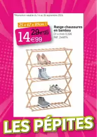 Catalogue Kandy page 11: Range-chaussures en bambou €14,99