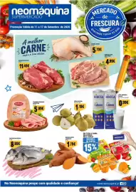 Folheto Neomáquina Página 1: Fiambre Probar extra €5,99, Assar novilho €11,49