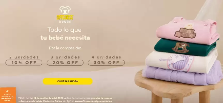 Offcorss (válido hasta 16-09)