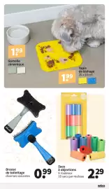 Catalogue Wibra page 12: Wibra Sacs à déjections €2,29, Brosse de toiletteage €0,99